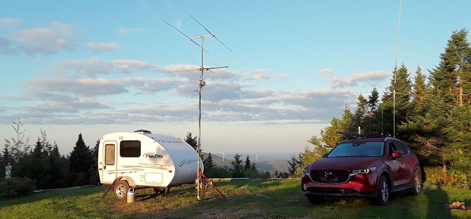 Montagne Roulotte Antenne