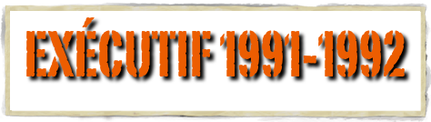 Exécutif 1991-1992